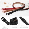 JASGOOD Skinny Belt for Women Jeans Thin Leather Waist Belts