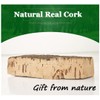 PHBSF Natural Oak Bark Cork Leather Fabric, 100cm*137cm, 0.5mm Thick,