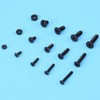 440 Pieces Screws Set M3 M4 M5 Steel Flat Head