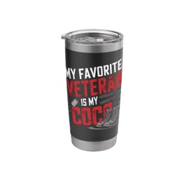 Veteran Coco Love American Flag Military Veterans Day 4th Stainless Steel Insulated Tumbler