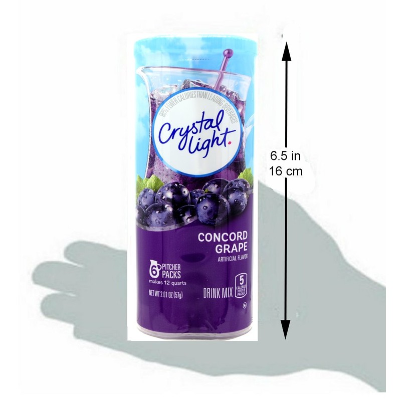 Crystal Light Crystal Lt Concrd Grape Drnk Mx 0.335Oz (6Pk)