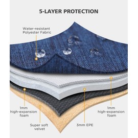 NIDOO 13-14 inch Laptop Sleeve Shoulder Bag for 13.5" Surface Book 3 2 / Surface Laptop 4 3 2/14" Lenovo ThinkPad X1 Carbon Yoga L14 T14 / 13.3" ThinkPad L380 Yoga/HP Pavilion 14 Acer Dell Asus