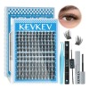 Kit De Extensiones De Pestañas 144pcs 8-18mm Volumen