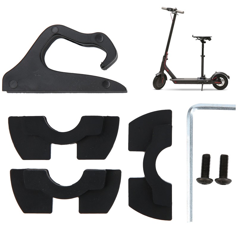 Universal Electric Scooter Damper Accessories Set with Hook ABS Rubber