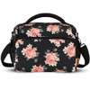 DOMISO Bolsa de cámara impermeable antigolpes, flor