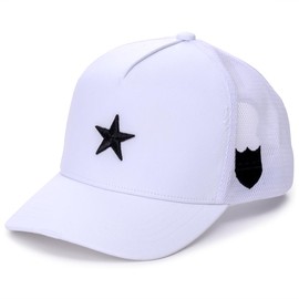 Yoshinorikotake Design White Black Glitter 3D Embroidered Star