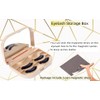 YiQiYi Cosmetic Case Empty Eyelashes Storage Case with Makeup Mirror