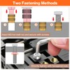 Preciva M3 Threaded Inserts Set, 360Pcs Heat Set Bolts Nuts