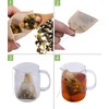 Pack of 100 disposable tea bags for loose tea, biodegradable
