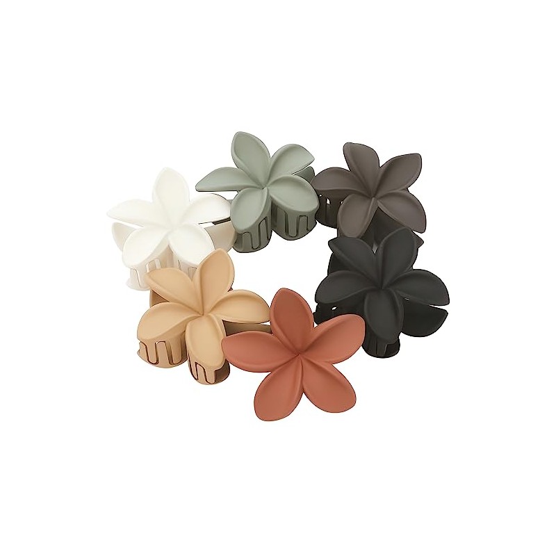 Sisiaipu Pinzas para El Cabello con Forma de Flor, 6
