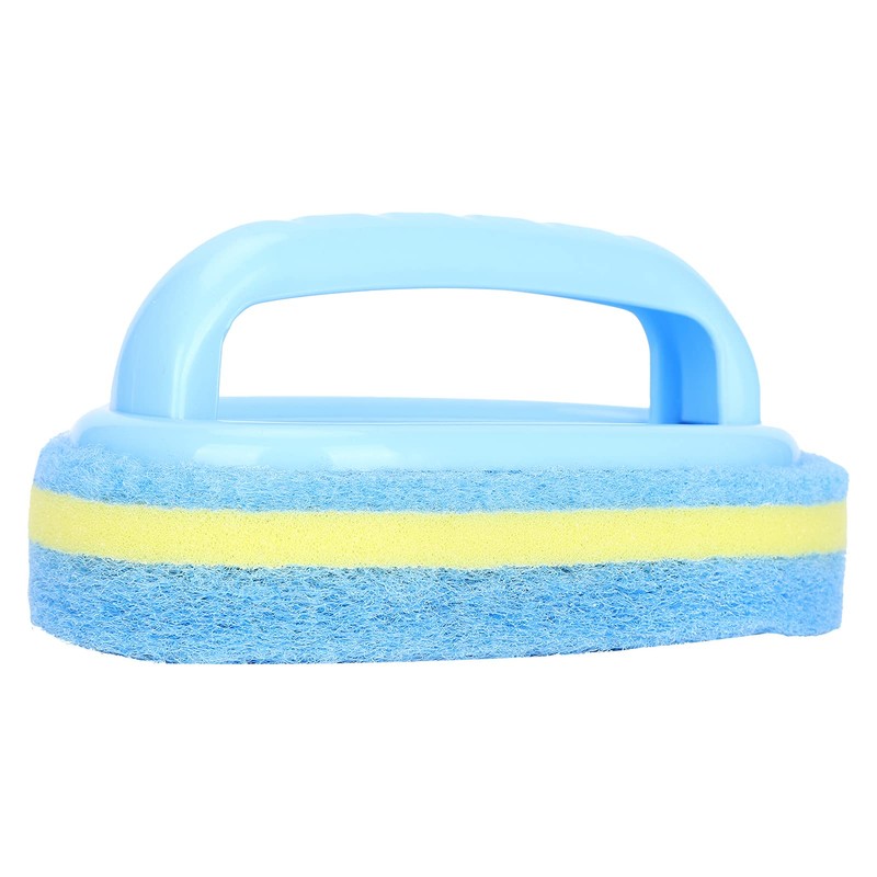 Cleaning Sponge, Comfortable Handle Sponge Brush Sturdy for Bathroom for