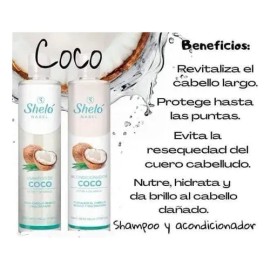 Kit Shampoo + Acondicionador De Coco Nutre Hidrata Da Brillo