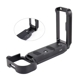 Z-Jing ILCE-7C A7C Alpha7C L-Shaped Plate for Sony A7C Camera Black L-Shaped Quick Release Bracket for Horizontal and Vertical Photography Arca Swiss Compatible with 1/4" Screw Hand Grip