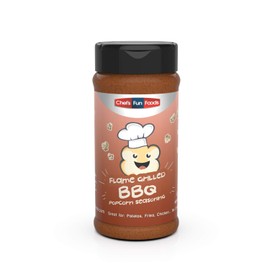 Popcorn Flame Grilled BBQ Flavor 9 OZ | Kosher Food for Restaurants and Home Cooks | No MSG or Fillers | Great for Popcorns, Fried Foods, BBQ, Chicken Wings & More!