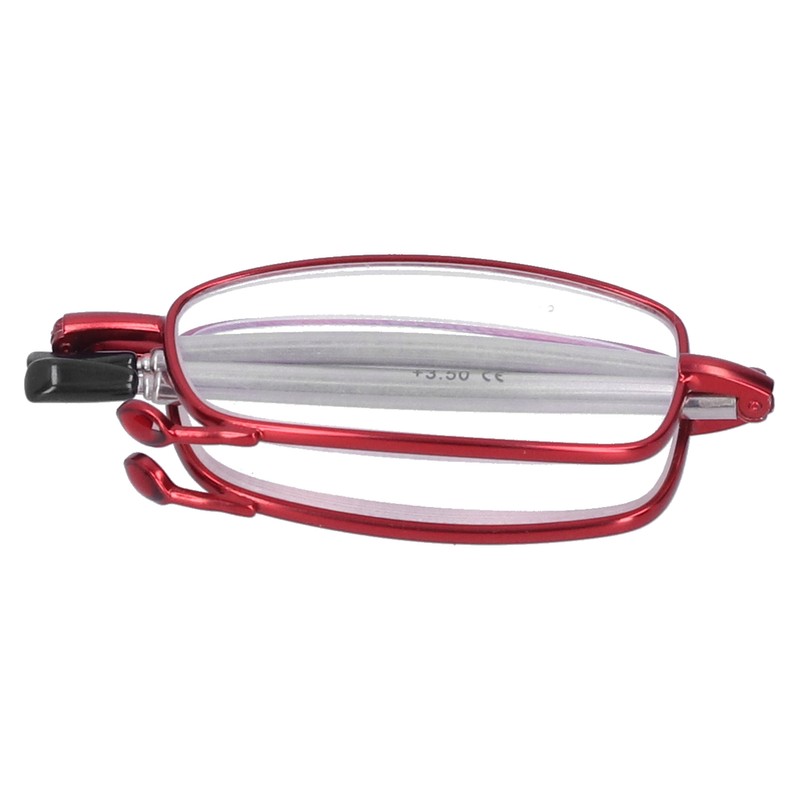 Elderly Foldable Reading Glasses Stainless Steel Blue Light Blocking Presbyopic