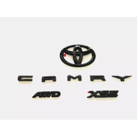 Toyota OEM 2019-2024 TOYOTA CAMRY XSE AWD EMBLEM OVERLAY GLOSS BLACK OUT  PT948-03190-02