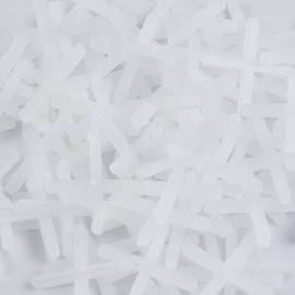 100pc Tile Spacers 5mm Spacers Slab Spacers Plastic Cross Shaped Tile Spacers for Accurate Tile Positioning DIY Paving Tiling Wall Tiler Garden Slabs