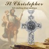 CELESTIA Cross Pendant Saint Christopher Archangel Michael Three Kings Crucifix