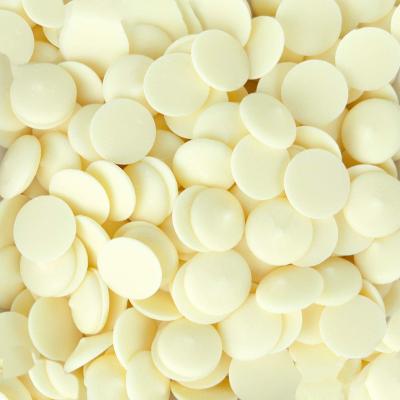 White Coating Melting Wafers, 1 lb Resealable Bag