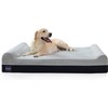 Laifug Orthopedic Memory Foam Extra Large Dog Bed Pillow(50"x36"x10", Slate