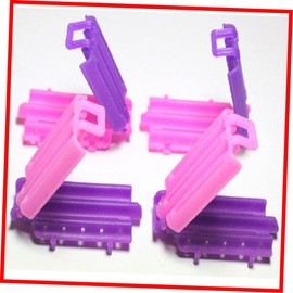 WOONEKY 45pcs Hair Curling Rollers Random Color Hair Curler Clips Easy to Use Household Tool for Beautiful Styles No Heat Random Color