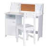 UTEX Kids Study Desk with Chair, Wooden Children School Study