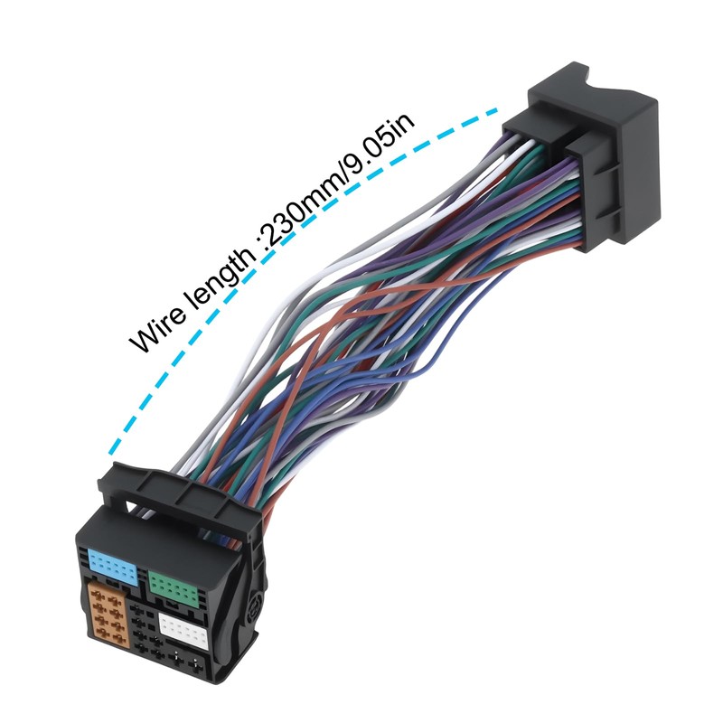 ECSiNG 52Pin Car Radio MQB Adapter Socket Connection Extension Cable