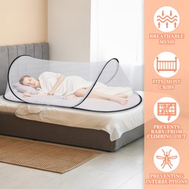 mosquitero portátil plegable grande de 78.7 x 31.5 x 23.6 pulgadas, tienda de campaña de mosquitos plegable, adecuada para adultos y bebés, camping, recámara, mosquitero para cama