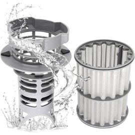 GisWell Micro Filter Fine Sieve, Fine Sieve Filter Sieve Micro Filter Premium Compatible with Bosch Siemens Neff Constructa Küppersbusch Dishwasher Replacement Parts 645038 AP4339631