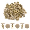 uxcell 50PCS 8mm Beige Truck Car Auto Bumper Fender Plastic