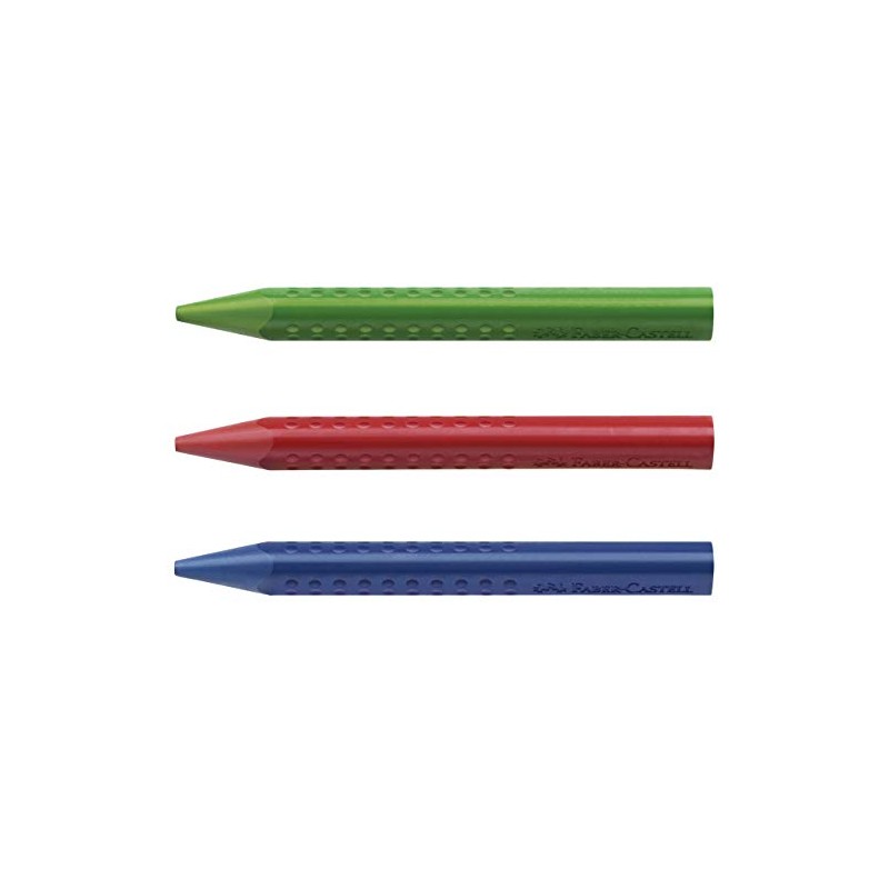 Faber-Castell Crayones Jumbo de Agarre Ergonómicos (Paquete de 12)