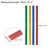 sourcing map 5pcs Whiteboard Magnetic Ruler 29cm Metric Blackboard Straight