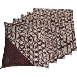 JOYDREAM Zabuton Cover 55 59 Set of 5 Clam Red