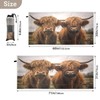 Blueangle Two Scottish Highlands Cow Beach Towel - Lightweight Compact