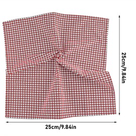 REGODI 56 PCS 25x25cm Floral Cotton Fabric Patchwork Square Bundles Dot Pattern Pre-Cut Quilt Blending Fabric for Sewing and Crafting