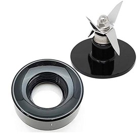 Joystar replacement extractor blade SPB-456-2 with SPB-7CH-LR blender collar for Cuisinart SPB-10/SPB-7/SPB-10CH/SPB-10BC/BFP-703CH BFP-10 BFP-10CH,Replacement Cutting Assembly Parts (black, 1)