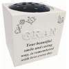 David Fischhoff Gran Raised Letter Rose Bowl with Diamante Decoration,
