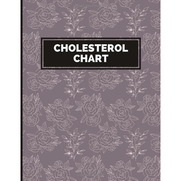 Cholesterol Chart: Daily Health Tracker For Adults. Cholesterol Level Record