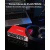 Interfaz de audio USB-C 2x2 CIXUN para grabación de PC/Mac