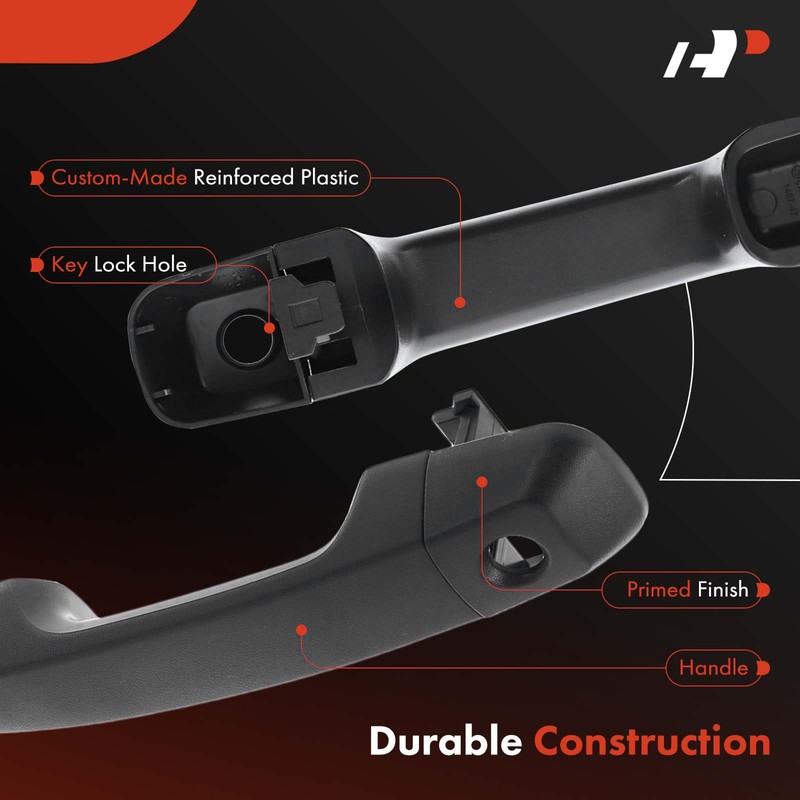 A-Premium Front Driver Side Exterior Door Handle with Keyhole Compatible