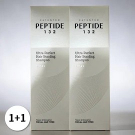 COSRX [1+1] COSRX Peptide-132 Ultra Perfect Hair Bonding Shampoo 400ml x 2 / [1+1] 코스알엑스 펩타이드-132 울트라 퍼펙트 헤어 본딩 샴푸 400ml 2개