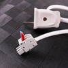 1pcs White Hanging Light Cord E27 Light Bulb Socket to