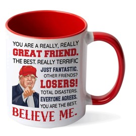 Viberty Best Friend Birthday Mug 11oz, Best Friend Gift For Women, Bestie Gifts For Women,Thoughtful Best Friend Gift For Christmas, Friendship Gifts For Women Friends, Funny Friend Ceramic Mug