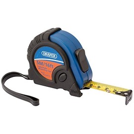 Draper 82818 5M/16ft Professional Measuring Tape Black and 5 m/16 ft