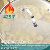 12 Inch Pan Lid - Glass Lid with Stainless Steel