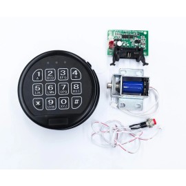 WAHLINPARTS Gun Safe Lock Replacement Electronic Keypad Lock Safe Solenoid Lock