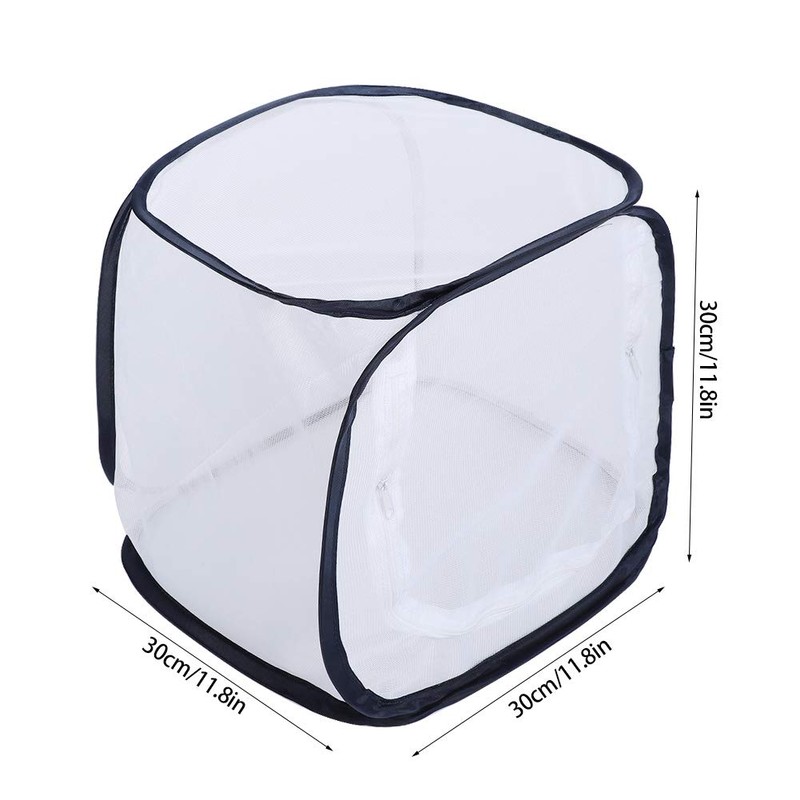 Kuuleyn Large Butterfly Habitat Mesh Cage,Portable Ventilated Butterfly House Breeding