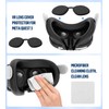 YRXVW Silicone Cover Set Compatible with Meta/Oculus Quest 3 Accessories,