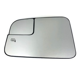 Spieg Driver Side Mirror Glass Replacement for Ford Edge 2009-2011 | Lincoln MKX 2010 | Heated Glass Spotter with Backing Plate | Left Side View Mirror Glass Compatible with OE 9T4Z-17K707-D