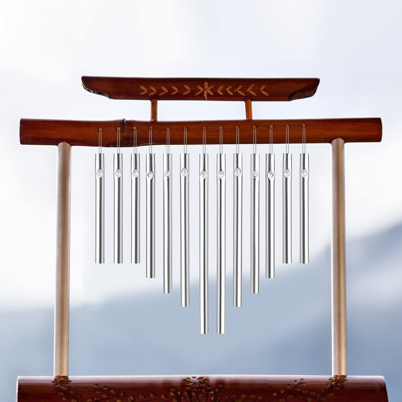 sansheng 90pcs Wind Chime Tubes for Home Garden Outdoor Hanging